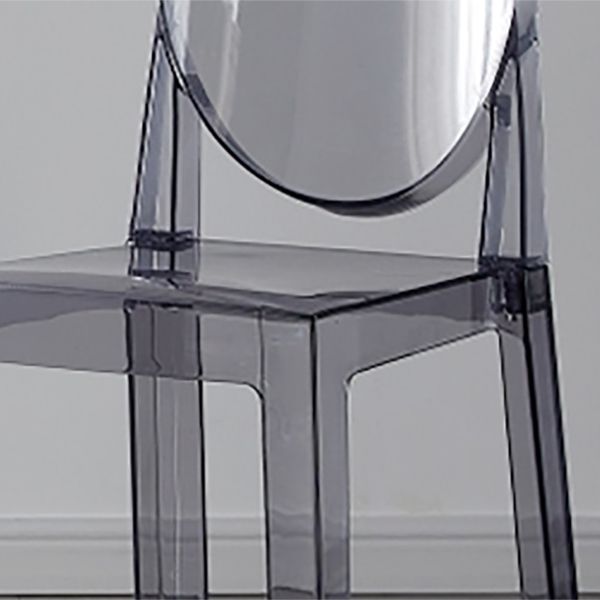 Industrial Backrest Armless Counter High Chair Plastic Bar Stool with 4 Legs