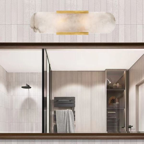 Contemporary Bath Vanity Lighting Golden/Black Light for Bathroom