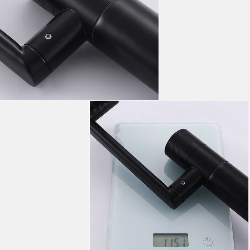 Modern Vessel Faucet Stainless Steel Single Handle Bendable Vessel Faucet