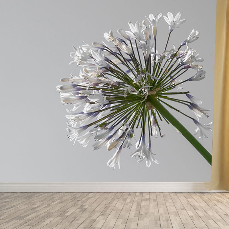 Bunte Blumen-Wandtapete, wasserabweisende Wanddekoration für Besprechungsräume