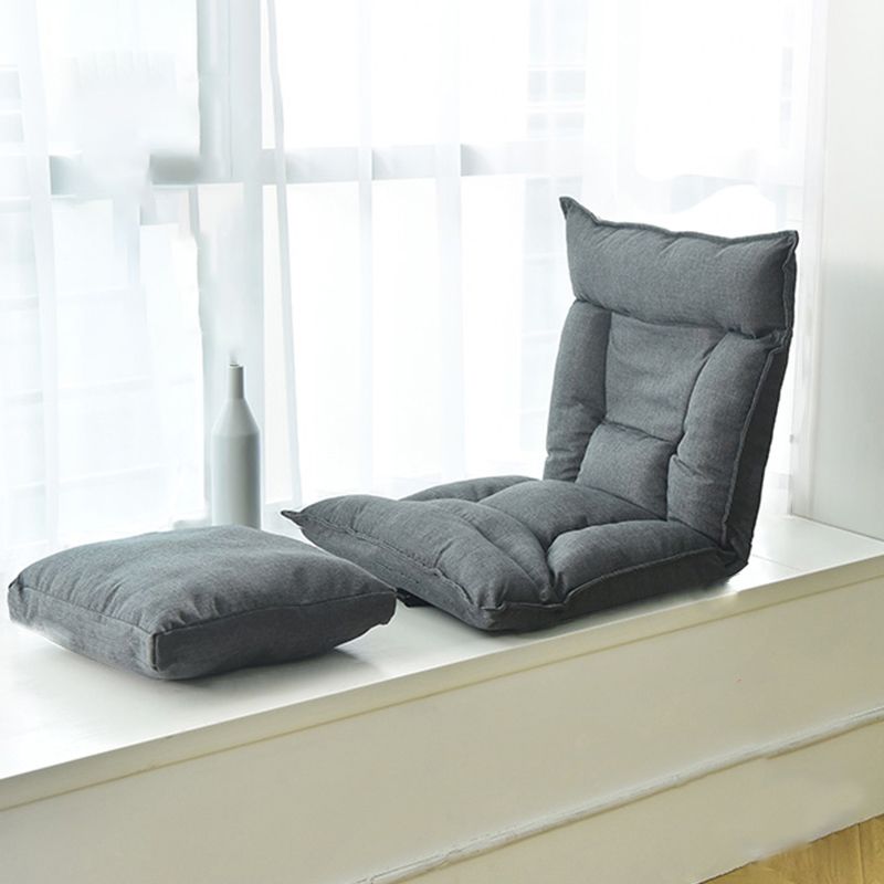 Solid Color Armless Chair Convertible Chair for Living Room/Bedroom