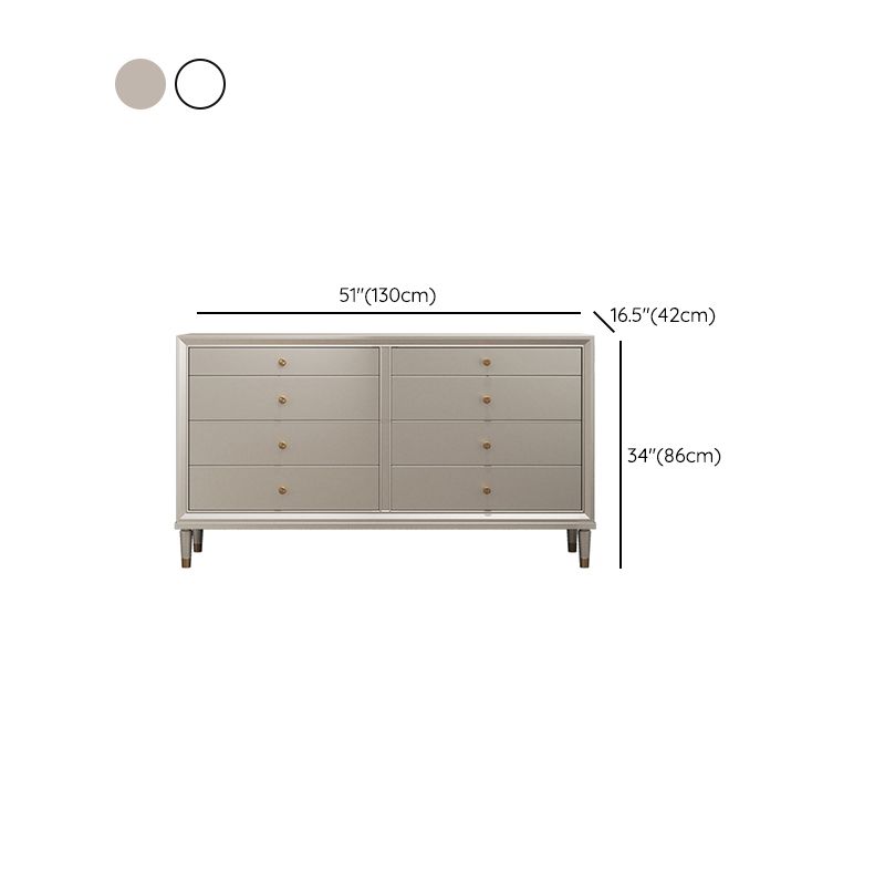 Contemporary Storage Chest Wooden Storage Chest Dresser with 8/9 Drawers for Home