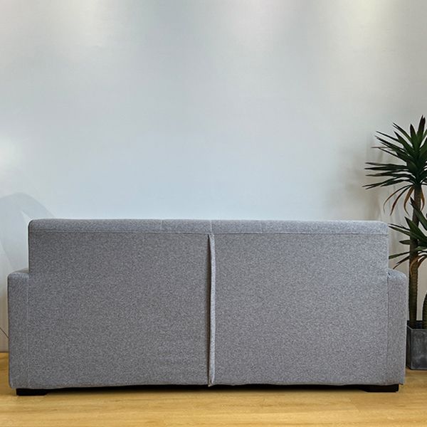 Living Room Contemporary Biscuit Back Square Arm Stationary Sofa