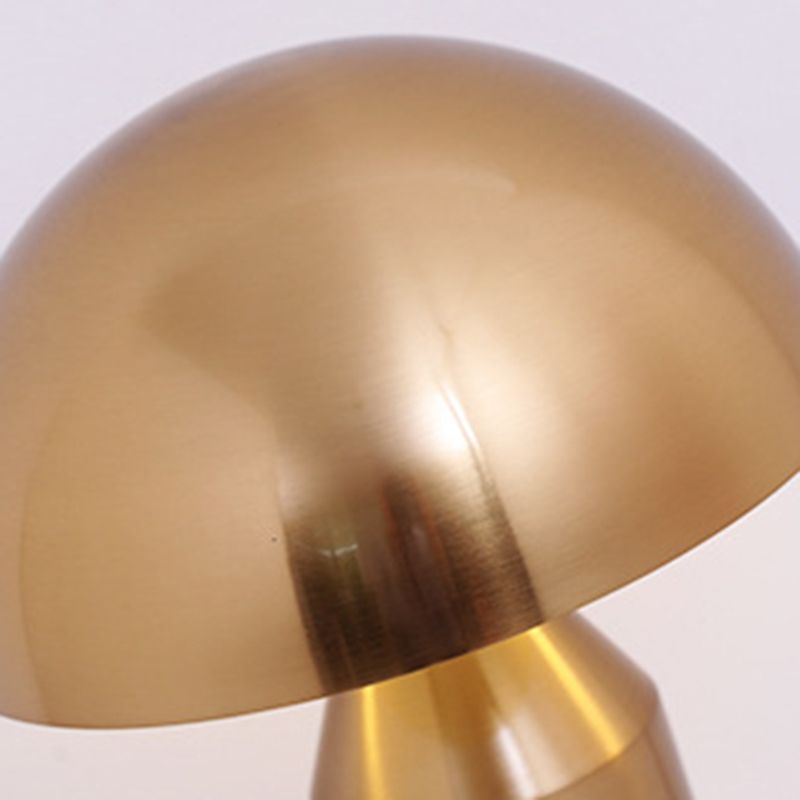 Metal Dome Night Table Lamps Modern Style 1 Light Table Light