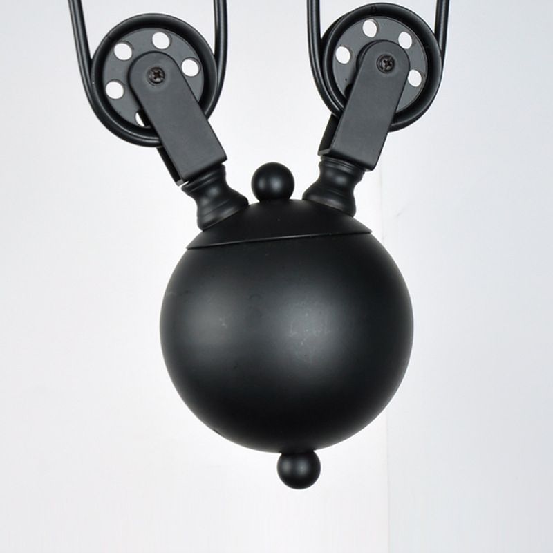 Metal 3 luces de la isla Polea de iluminación colgante colgante lineal vintage para comedor