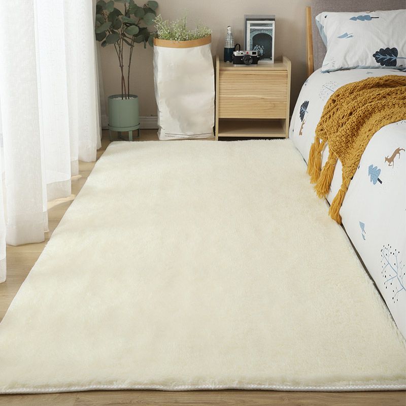 Casual massief shag tapijt polyester gebied tapijt vlekbestendig binnenvleed voor woningdecoratie