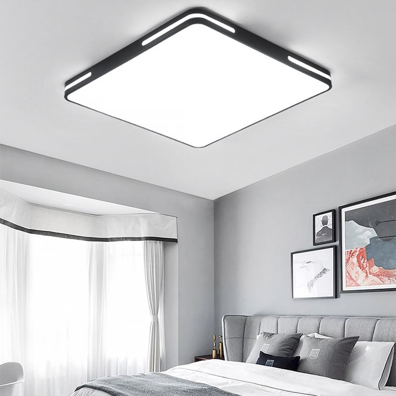 Metal Geometric Flush Mount Fixture Modern 1 Light Flush Light Fixture