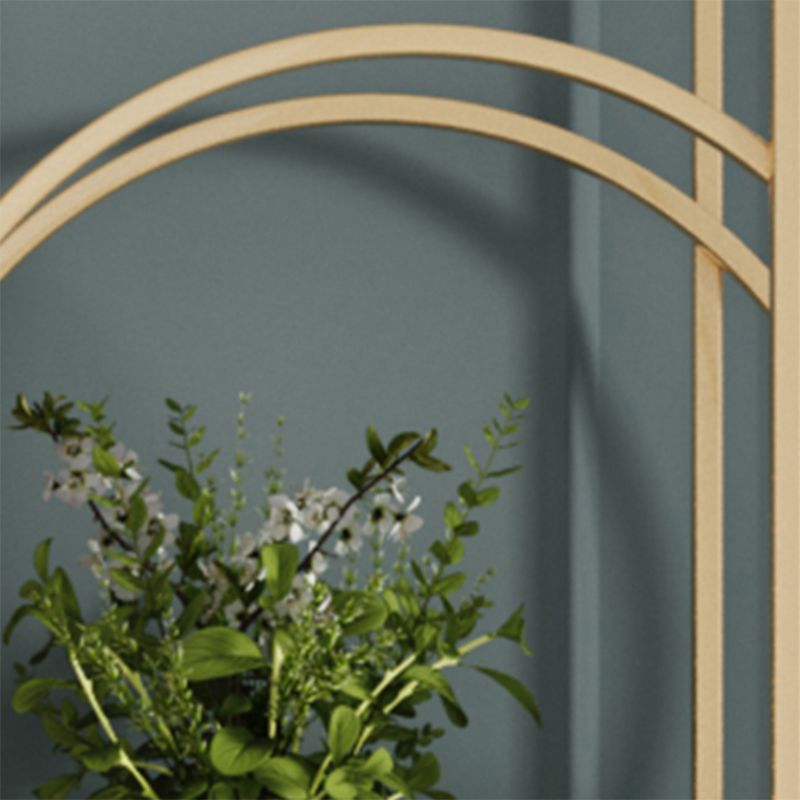 Glam Metal Shelf Bookcase Open Back Bookshelf for Study Room