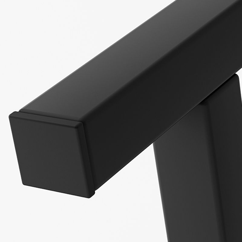 Modern Simple 1 Single Cocktail Table Rectangular Frame Coffee Table with Storage Shelf
