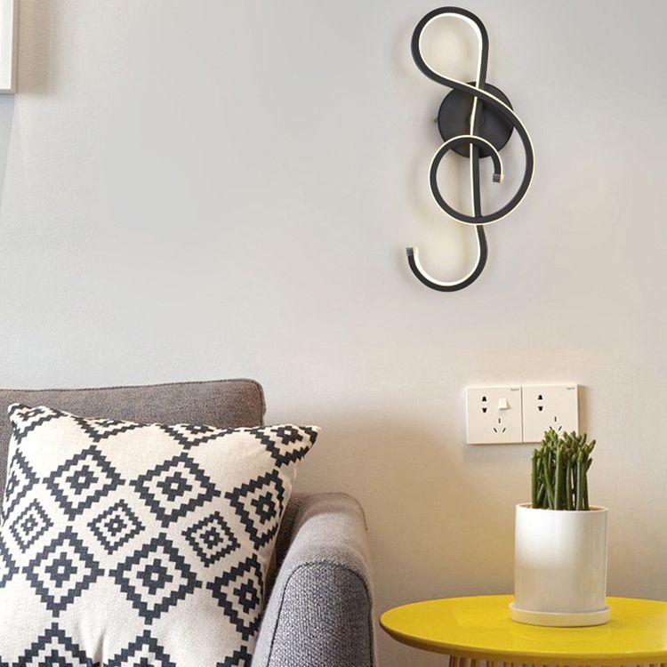 Lámpara de pared lineal de aluminio LED de Led Minimalista moderno con sombra acrílica