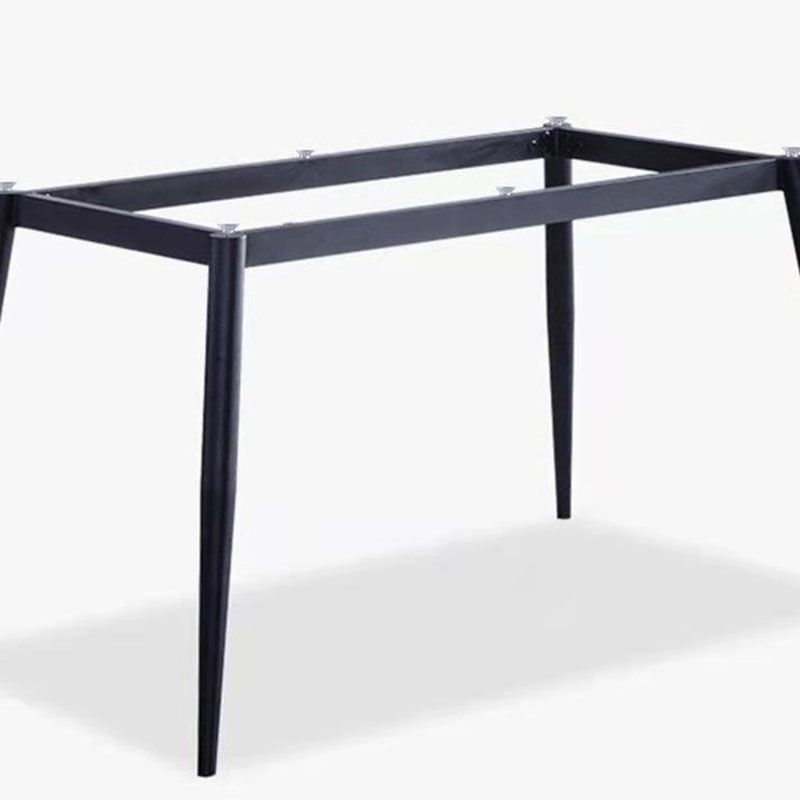 Sintered Stone Dining Table Rectangle 4 Legs Dinner Table for Dining Room