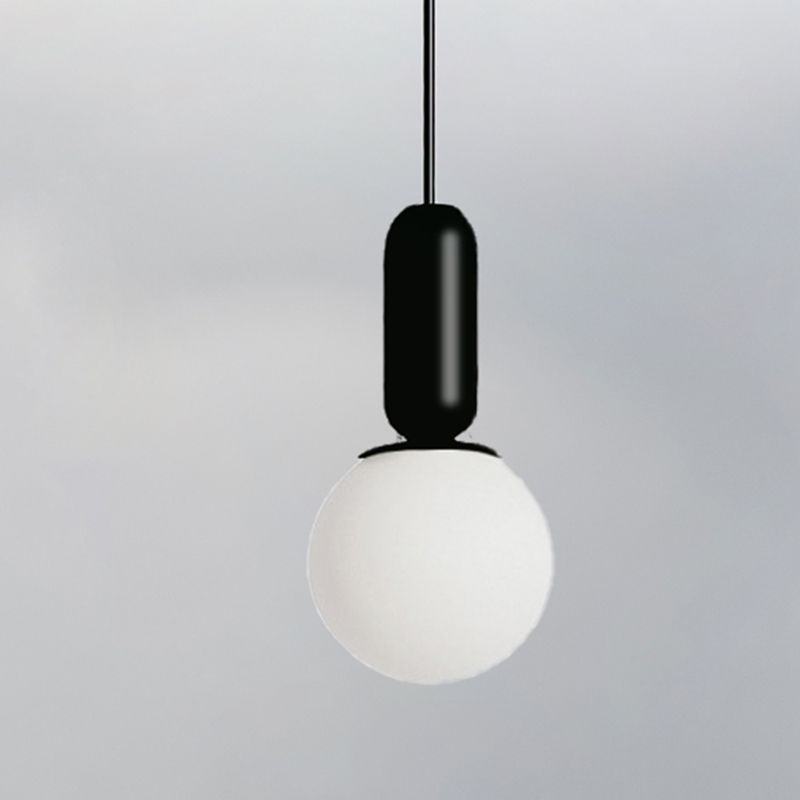 Nordic Elemy Bare Bulbe Pendant Light 1 Head Hanging Lampe for Study Room Bedroom