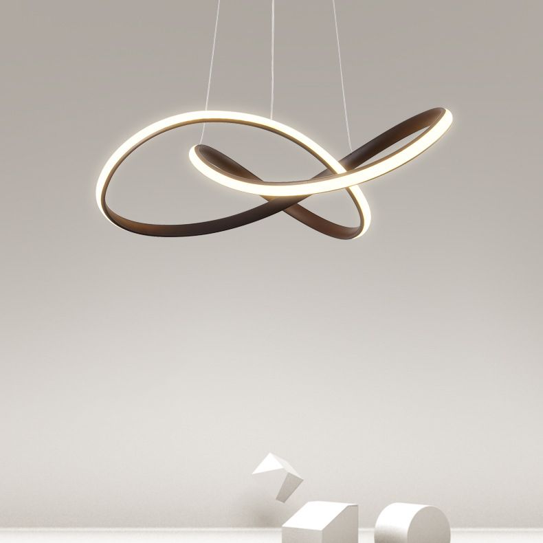 Nordic Modern Caractéristique Style LED PROSIBLE LUMIÈRE DE CHANDELIER POUR LA SALLE DU SOAU CHAMME SALLE