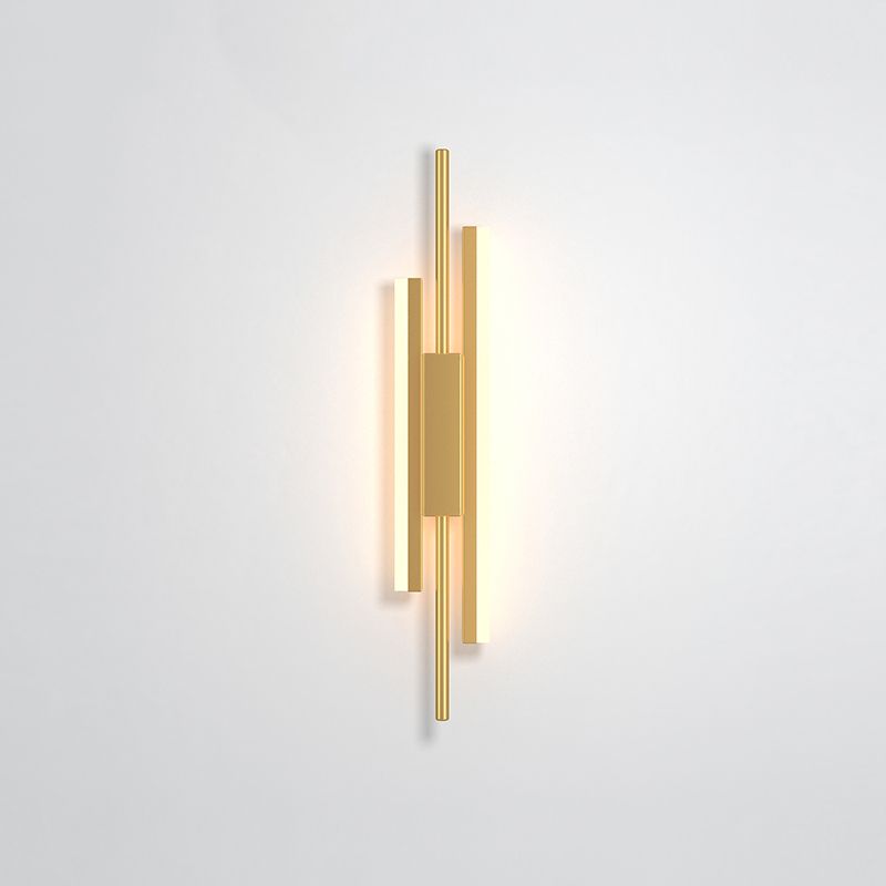 Nueva lámpara de montaje de pared acrílica moderna de 1 luces apliques de pared lineal para sala de estar