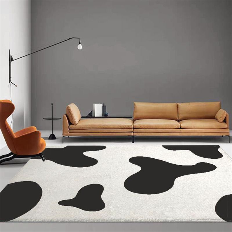 Funky Leopard Printed Carpet Polyester Indoor Rug Stain Resistant Area Carpet for Home Decoration
