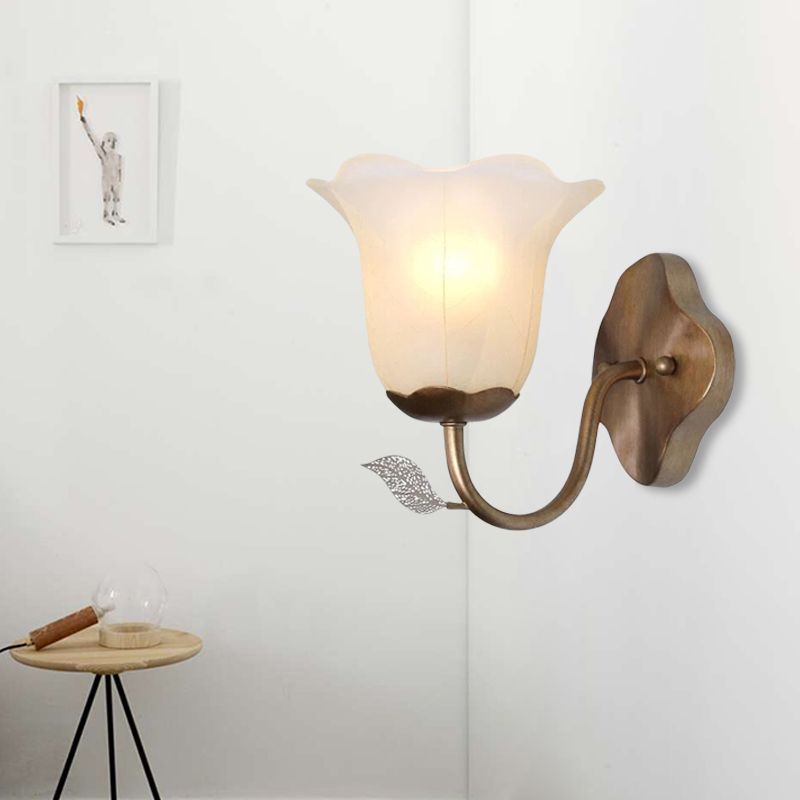1 lampe de vanité évasée légère