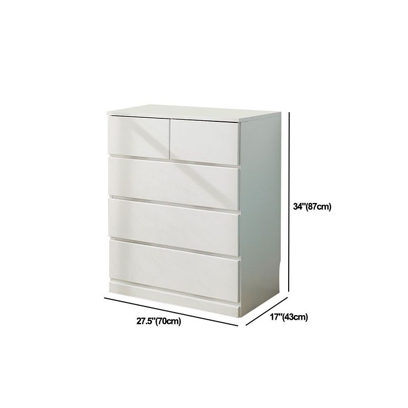 Multi Drawers Wooden Storage Chest Modern Style Storage Chest Dresser for Bedroom