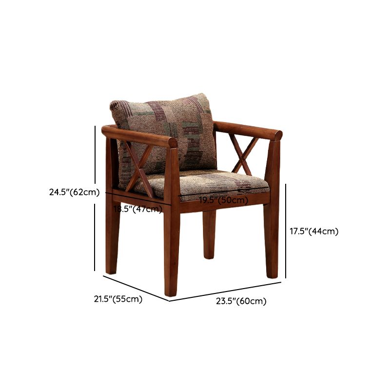 Traditional Dining Chair Solid Wood Dining Arm Chair for Hotel