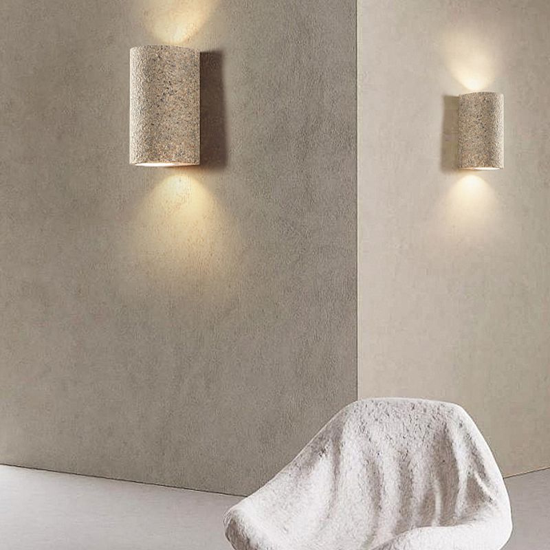 Contemporary Style Wall Lighting Ideas Cylinder Shade Wall Lamp for Living Room