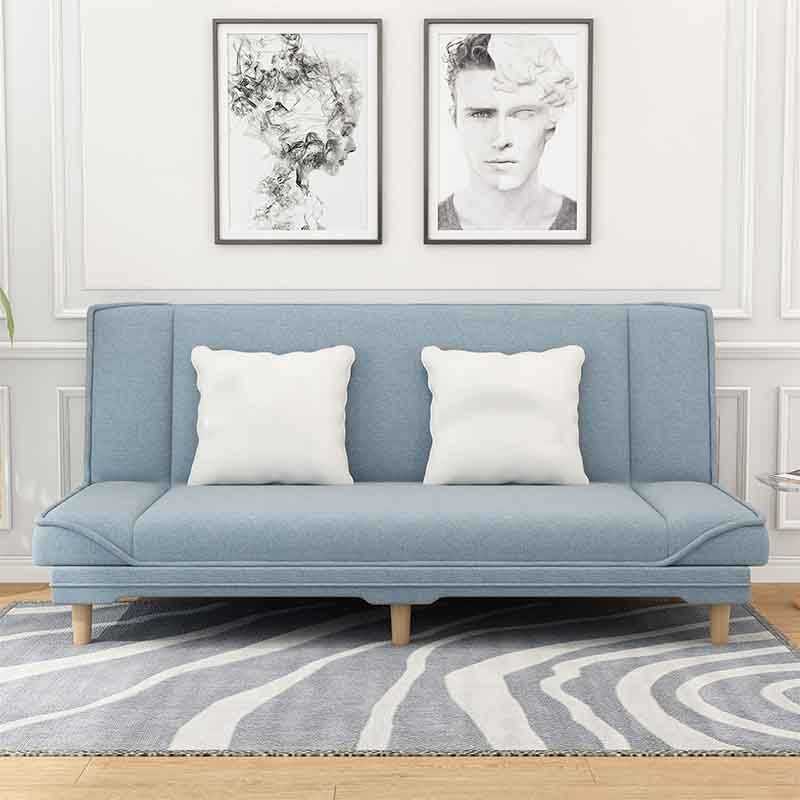 Cabrio Armless Sofa 48 "W Modernes Sofa mit Baumwollmischung für Wohnzimmer