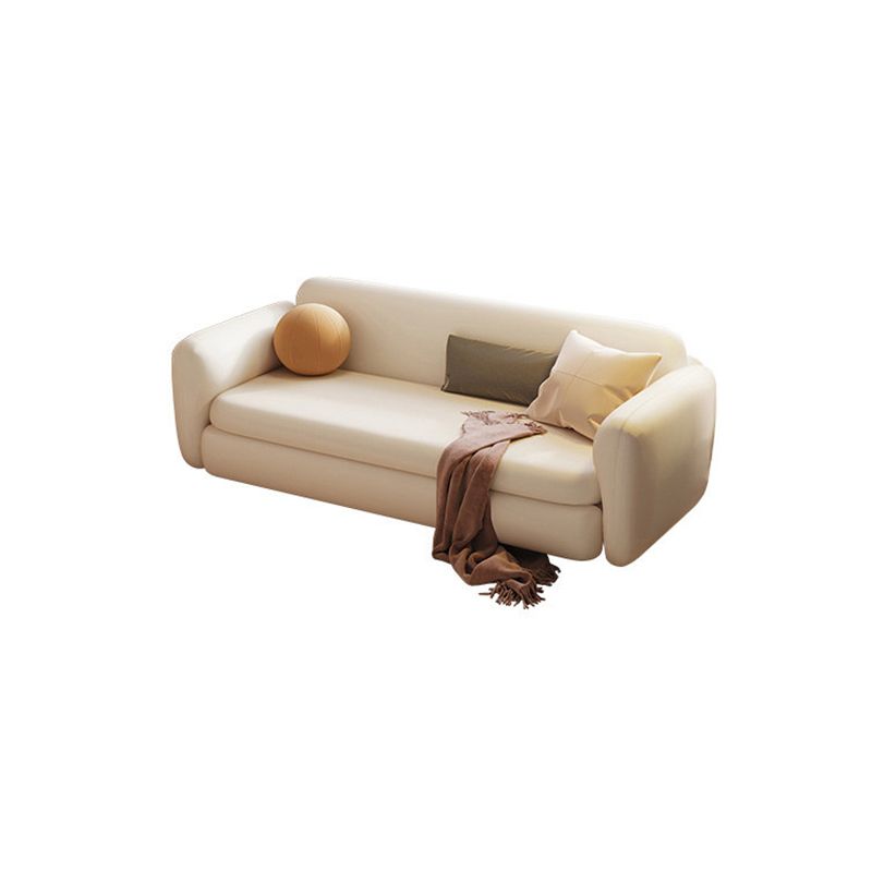 Recessed Arms Futon Sofa Bed Cushion Back Pillow Included Sleeper Sofa