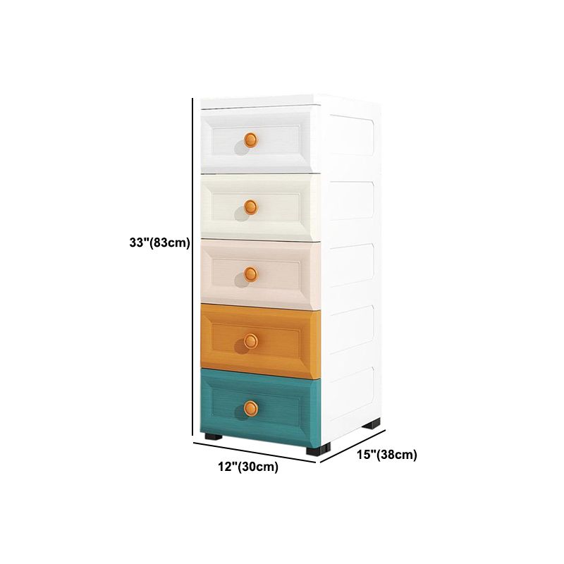 Modern Style Wardrobe Plastic Bedroom Wardrobe Closet With Drawers