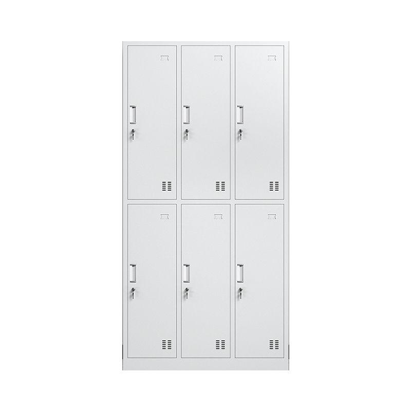 Metal Contemporary Cabinet for Home White Steel Storage Cabinet