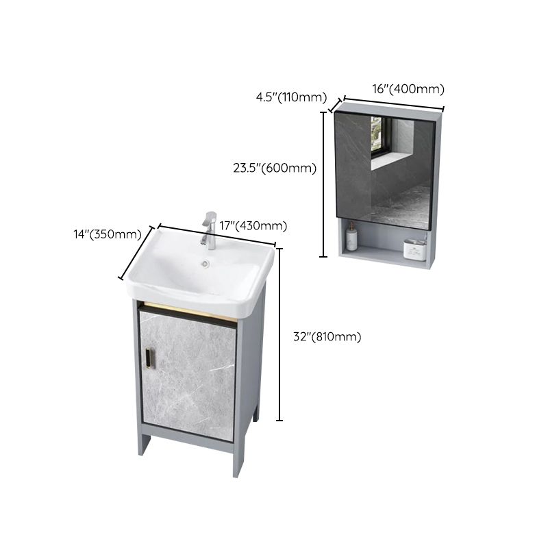 Modern Bathroom Sink Vanity Freestanding Faucet Included Bathroom Vanity Set