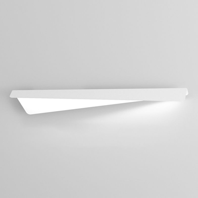 Metal 1 - Light LED Bath Fixture in White Unique Contemporary Bathroom Vanity Lighting