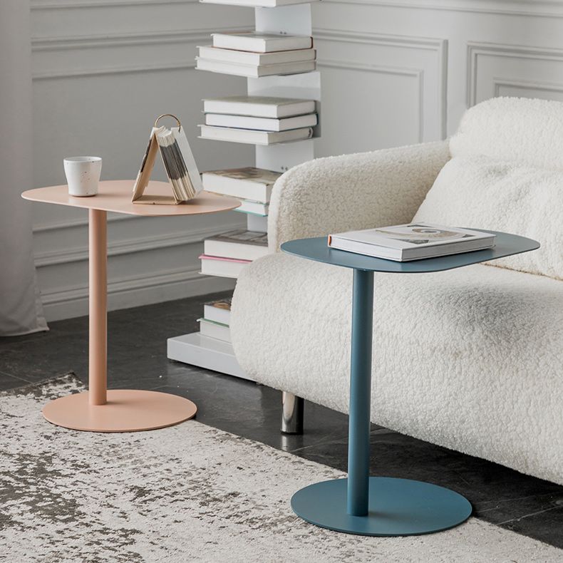 Mid-Century Metal Geometric Side End Table 20" Tall C Side Table