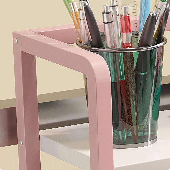 Contemporary Standard Bookcase Metal Freestanding Open Shelf