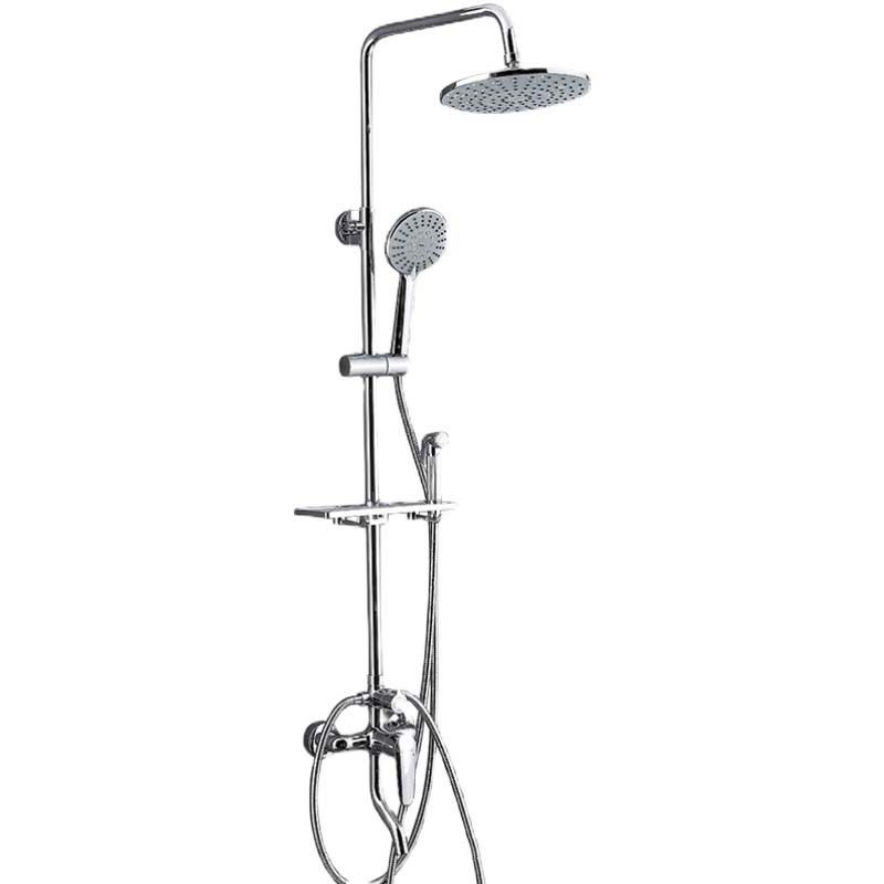 Modern Arm Swivel Shower Metal Shower Head Shower Faucet On Wall