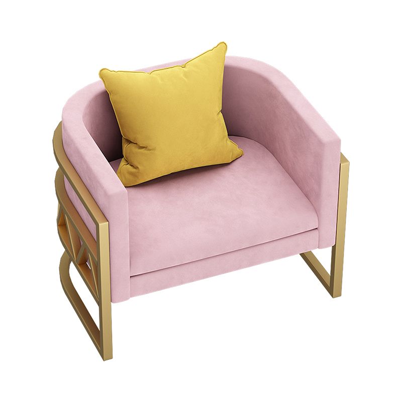 24.40" W x 29.52" H Velvet Tuxedo Arm Sofa Contemporary Standard Sofa