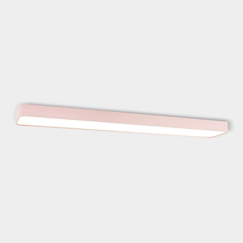 Rectangle Shape Ceiling Lamp Modern Aluminium 1 Light Flush Mount for Kindergarten