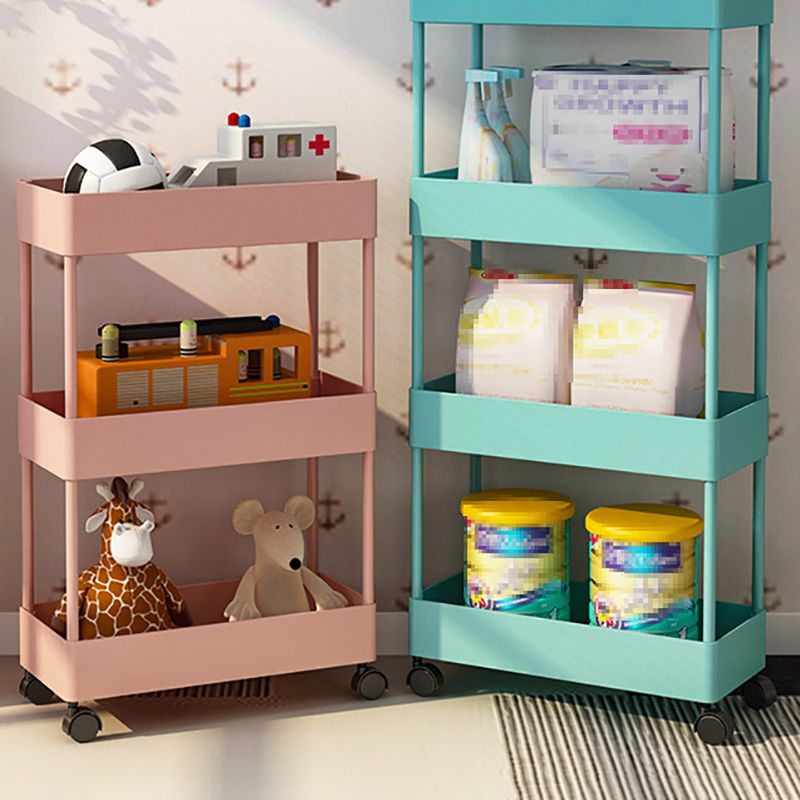 Libreria in stile contemporaneo di libreria verticale con ruote per ufficio e dormitorio