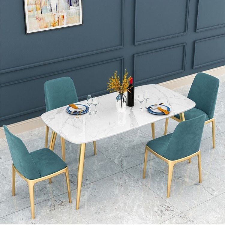 Traditional Luxury Rectangle Dining Table 4-foot Furniture for Dining Room