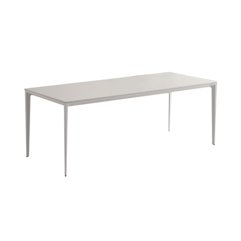Modern 1/3/4/5/7 Pieces Furniture Sintered Stone Dining Set in White
