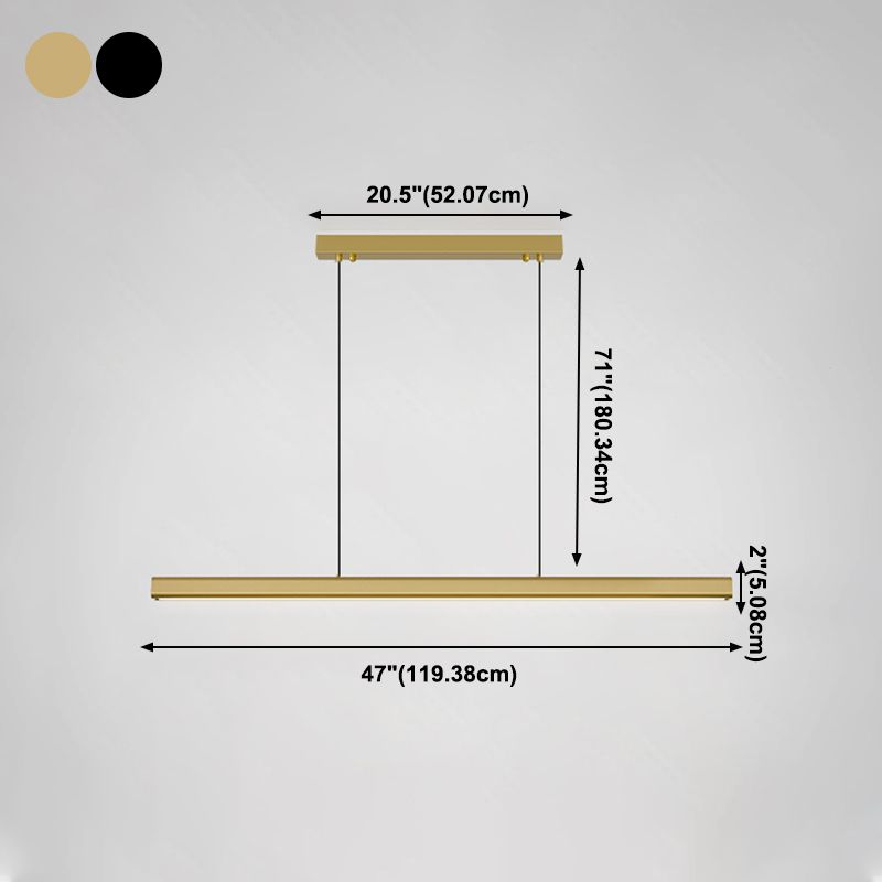 Moderne Inselbeleuchtung kreativer Acryl -Anhängerleuchten für Esszimmer