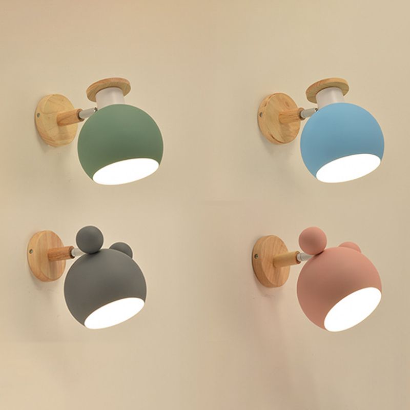Modern Style Colorful Wall Light Fixture Creative Wall Light Sconce for Bedroom