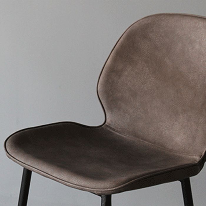 Industrial Style Bar-stool PU Leather Counter Bar Stool with Metal Legs for Kitchen