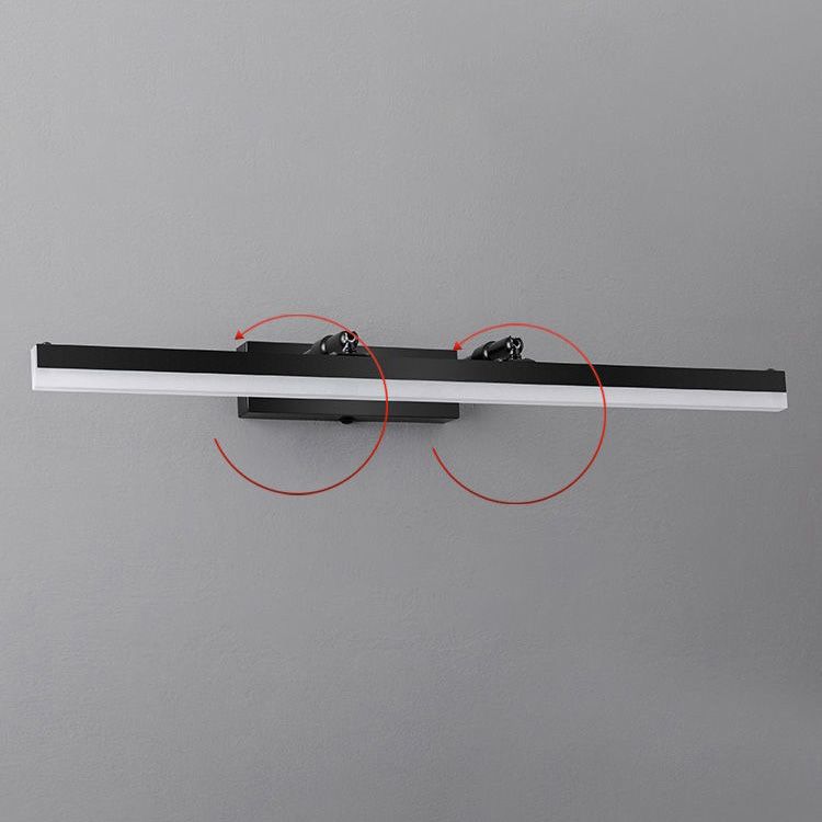 Accesorio de iluminación de pared luz de pared de metal led simple para el baño