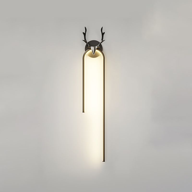 Lineaire SCONCE -verlichtingsarmaturen Moderne wandlamp metaal 1 Lichtwand SCONCE Verlichting