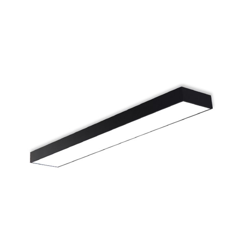 Lámpara de techo contemporánea de montaje empotrado con pantalla acrílica para sala de reuniones de oficina