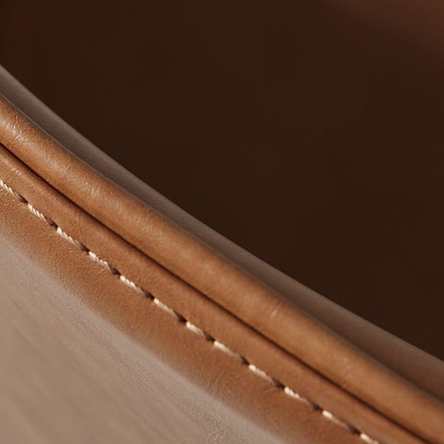 Chaise de salle à manger industrielle en métal, chaises latérales rembourrées sans accoudoirs en cuir pour usage domestique