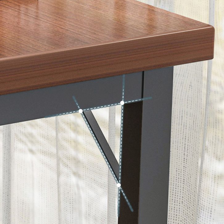 Modern Metal Frame Bar Table Set 1/5 Pcs Rectangle Bar Table and Backless Stools