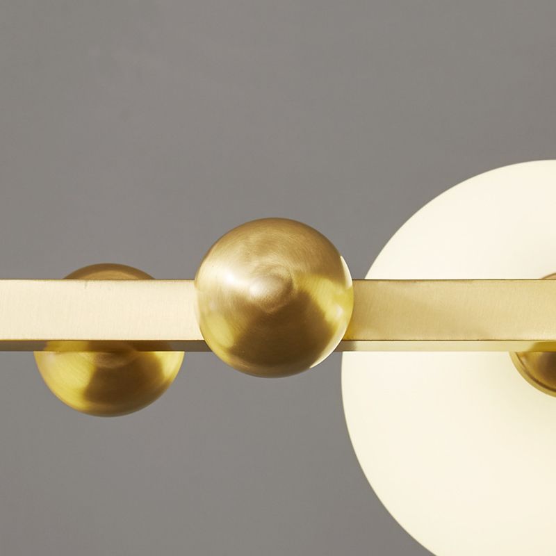 Luce a 8 luci di vetro isola in stile moderno in stile creativo a sospensione a sospensione per sala da pranzo