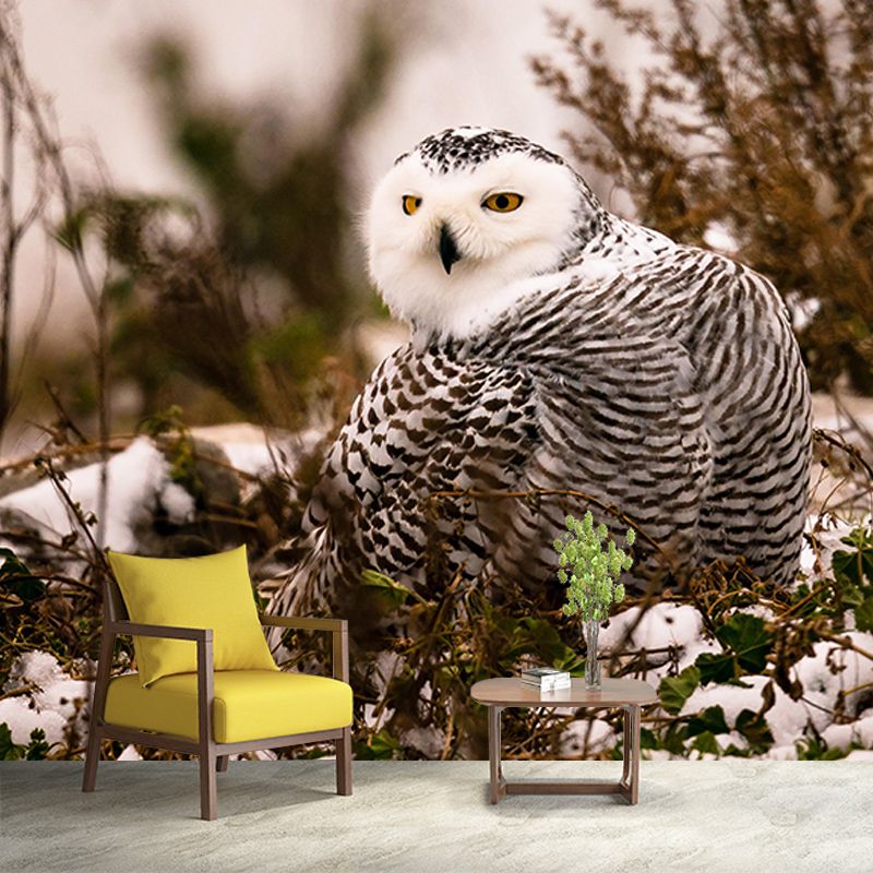 Vivid Animal Contemporary Style Wild Animal Mural Mildew Resistant Wall Covering