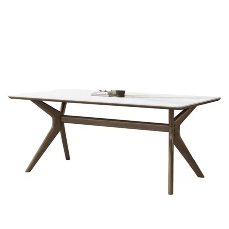 Modern 1/2/5/6 Pieces Dining Set Rectangle Stone Dining Table for Dining Room