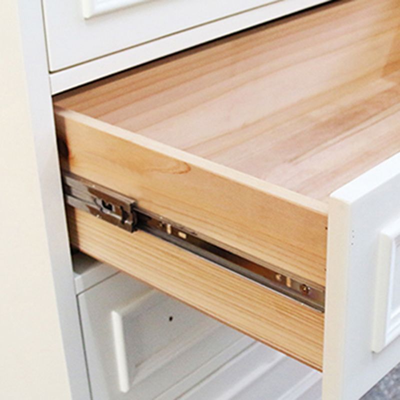 Contemporary Horizontal Double Dresser Birch Wood Storage Dresser for Room