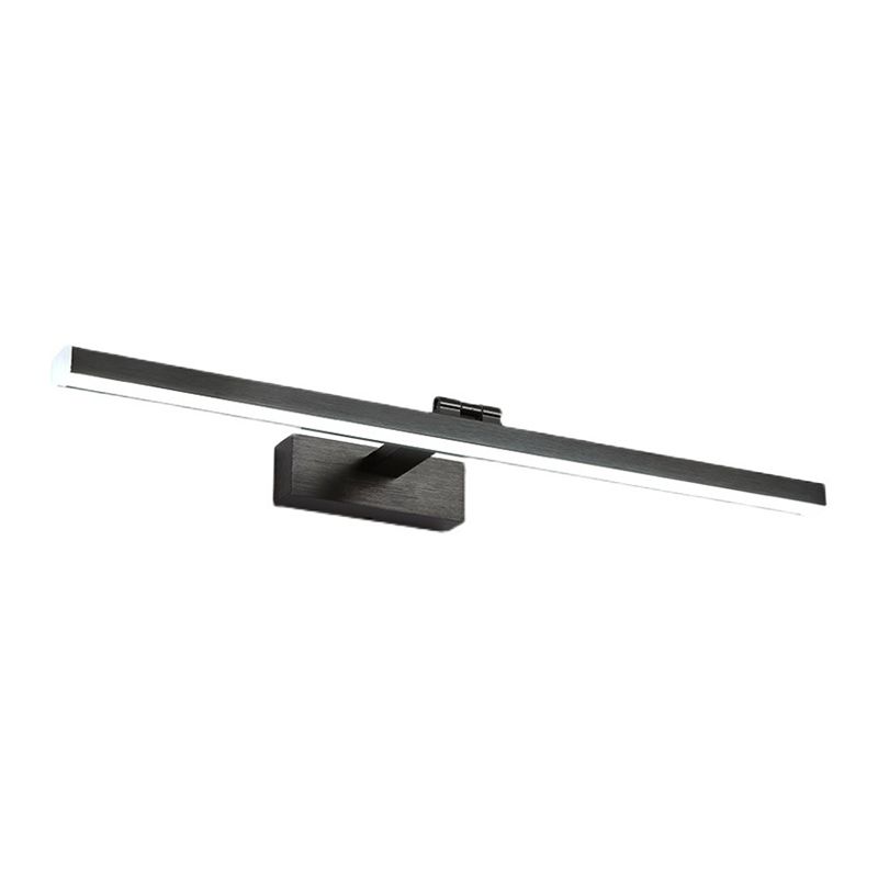 Adjustable Wall Light Modern Wrought Iron Linear Wall Sconce Mirror Front Lamp
